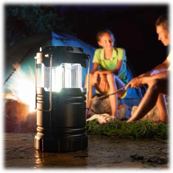 3-Piece LED Lantern and Work Light Bundle in Black, NWT - Picture 2 of 2
